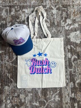 Rush Dutch Canvas Tote and Hat bundle